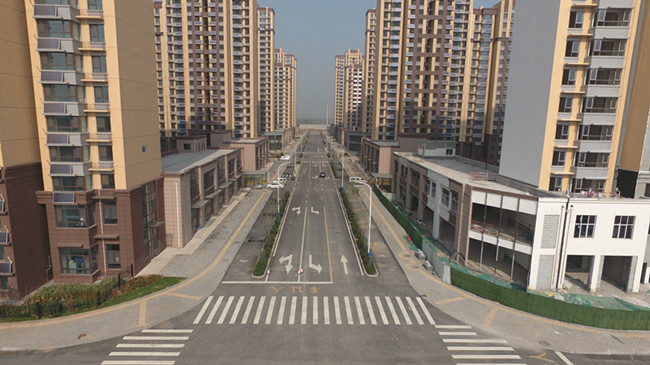 新东站安置三区配套市政道路e尊国际
